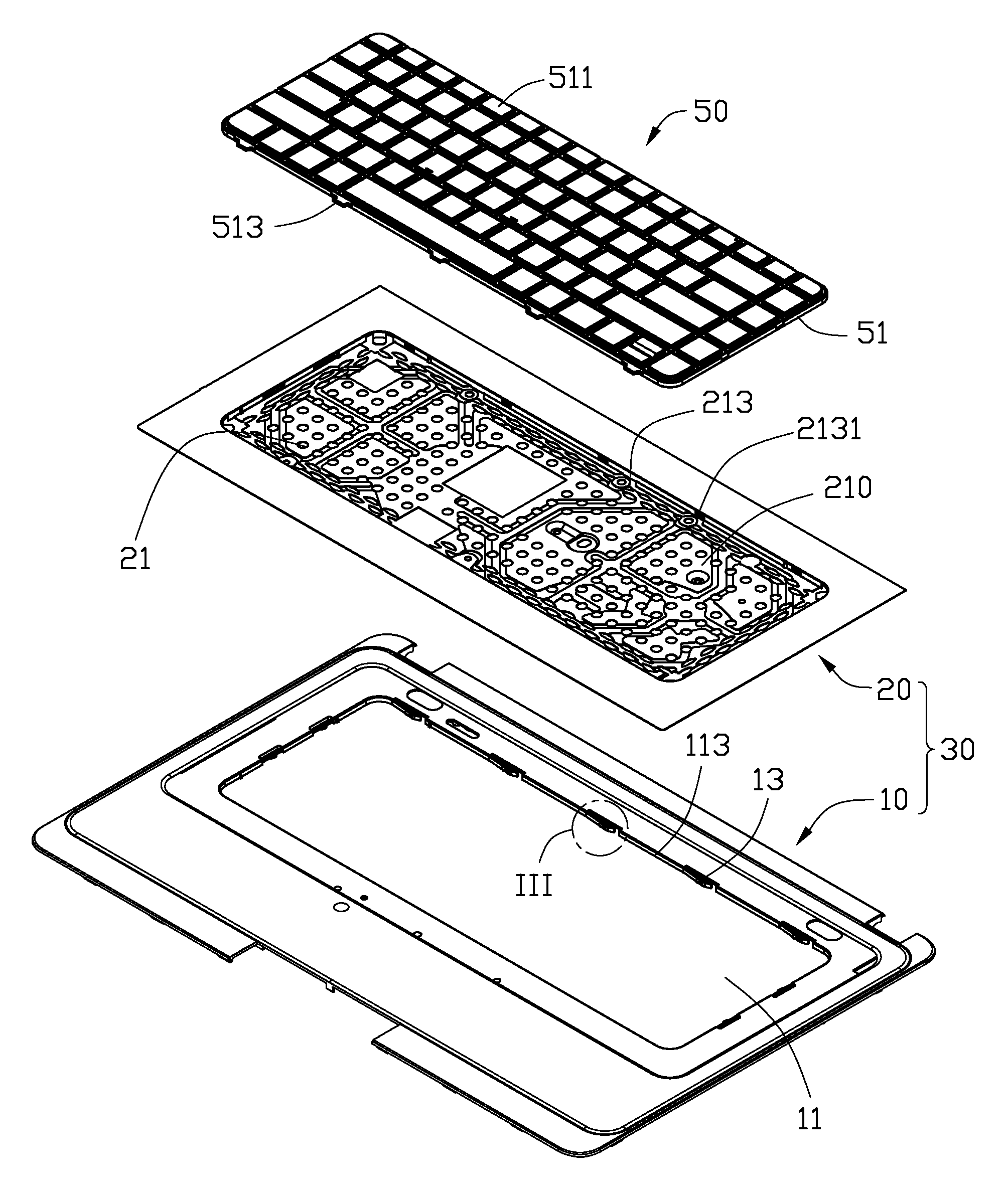 Keyboard mounting apparatus