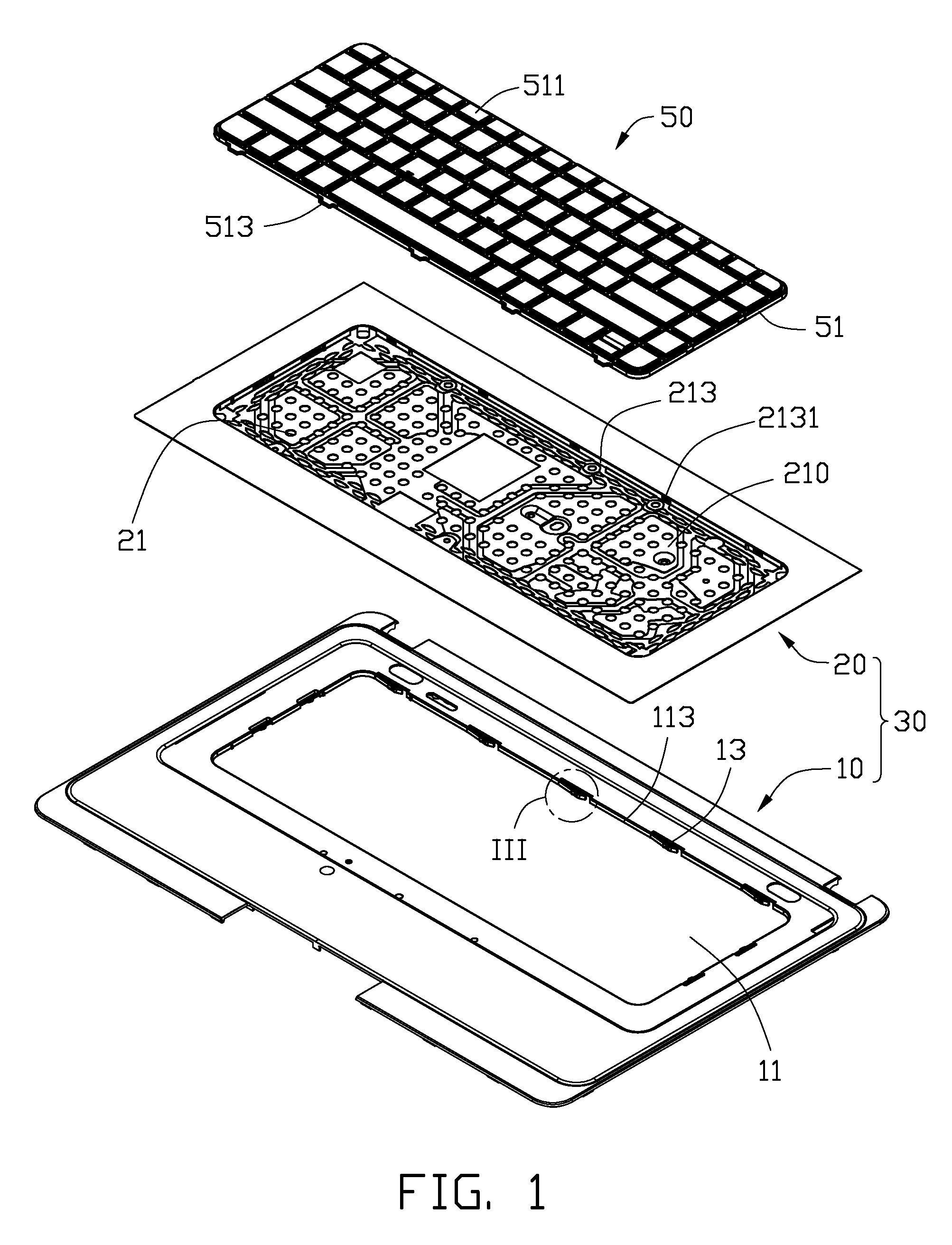 Keyboard mounting apparatus