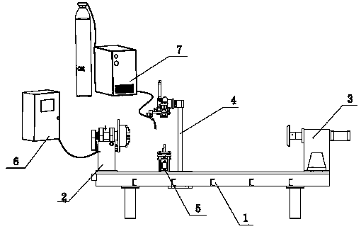 Gas pipe fitting automatic welding device