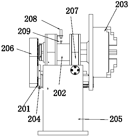 Gas pipe fitting automatic welding device