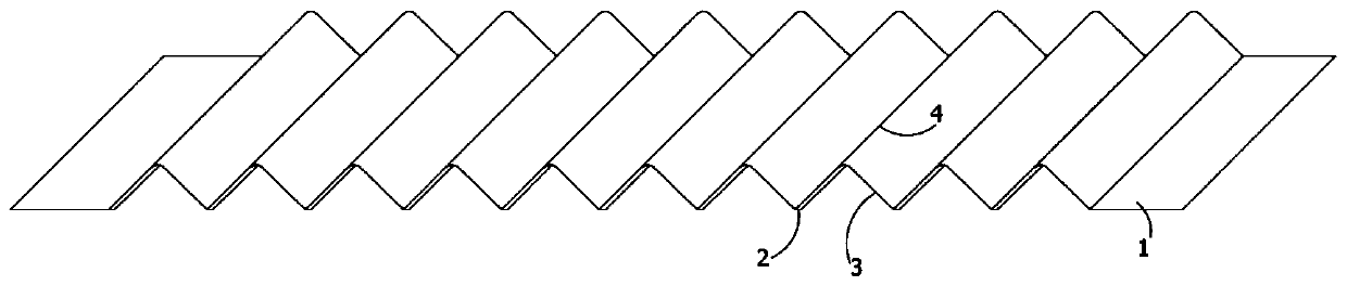 Curb boundary structure and laying device thereof