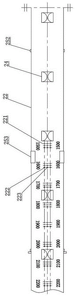 Electric wire arranging device and method