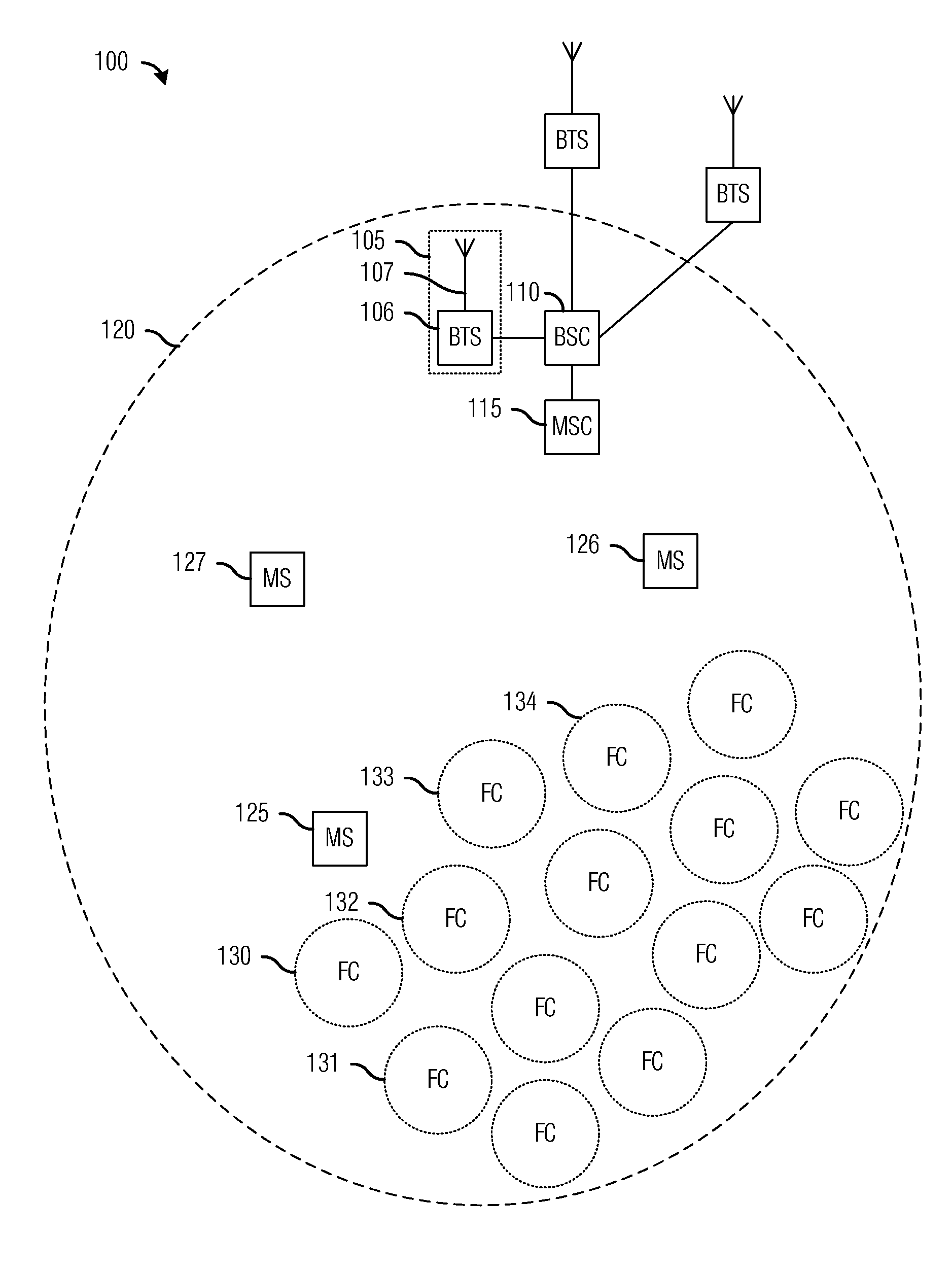 System and Method for Providing Connection Handoffs in Wireless Networks