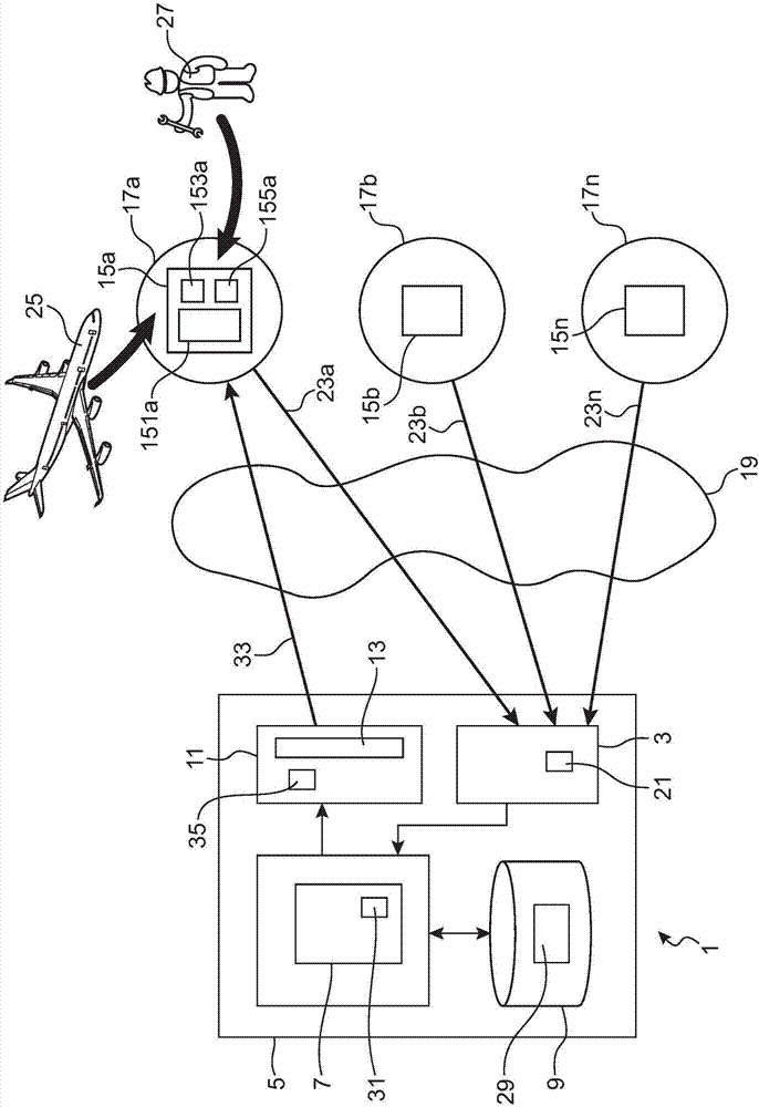 System for pooling data relating to aircraft engines
