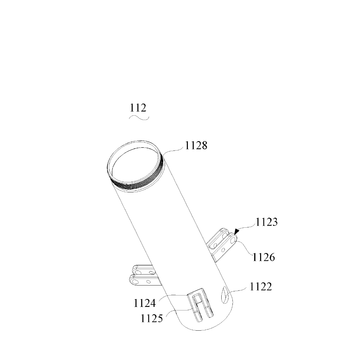 Lamp supporting device