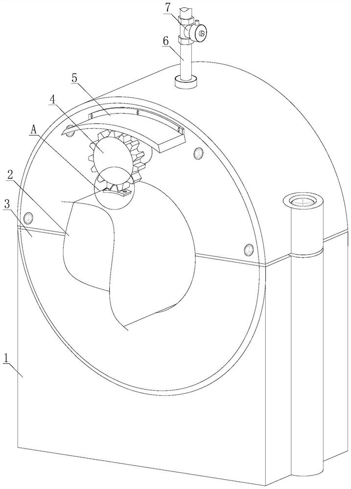 Lubricating device with electromagnetic quantity control mechanism for rotary kiln wheel shaft