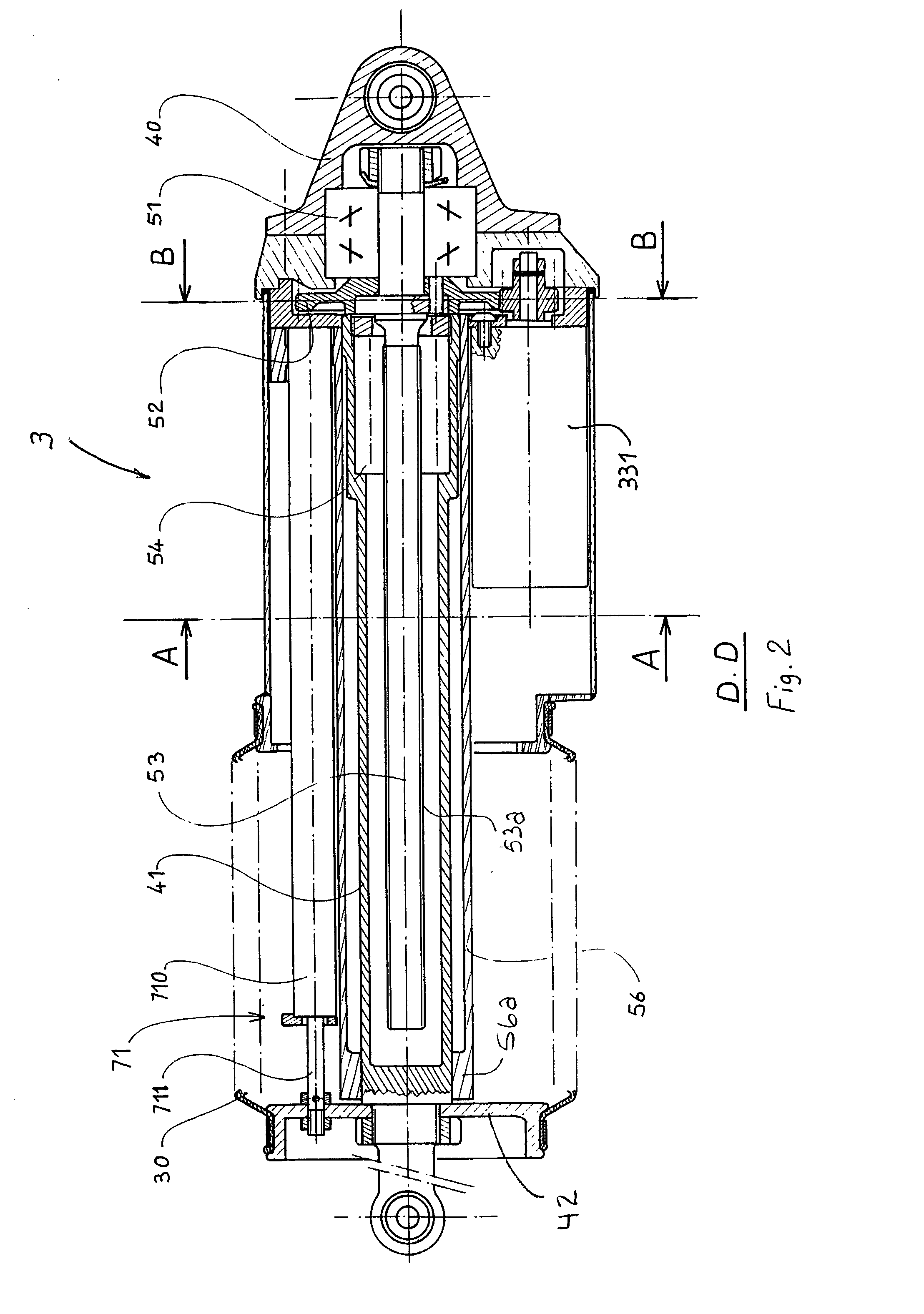 Electrical steering for vehicle, with triple redundancy
