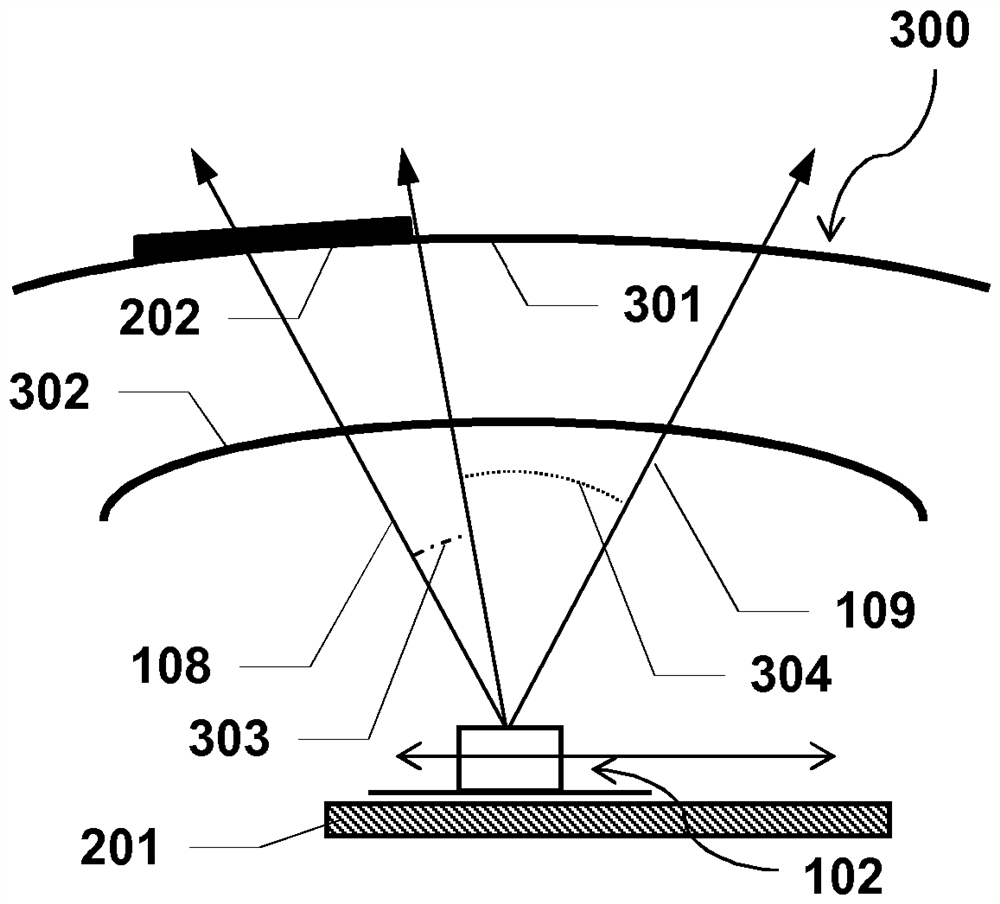 Surroundings sensor with a movable sensor unit for motor vehicles