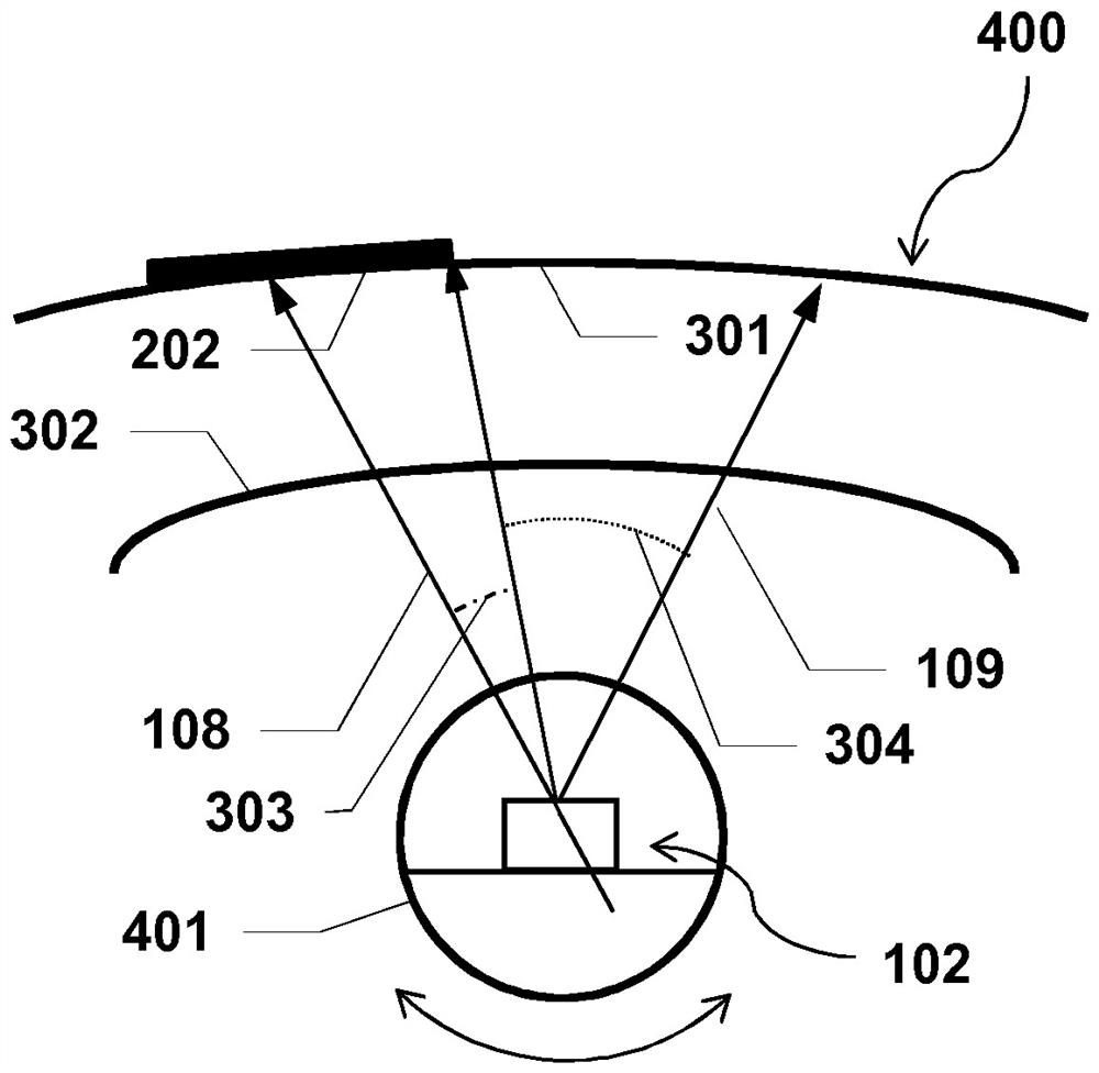 Surroundings sensor with a movable sensor unit for motor vehicles