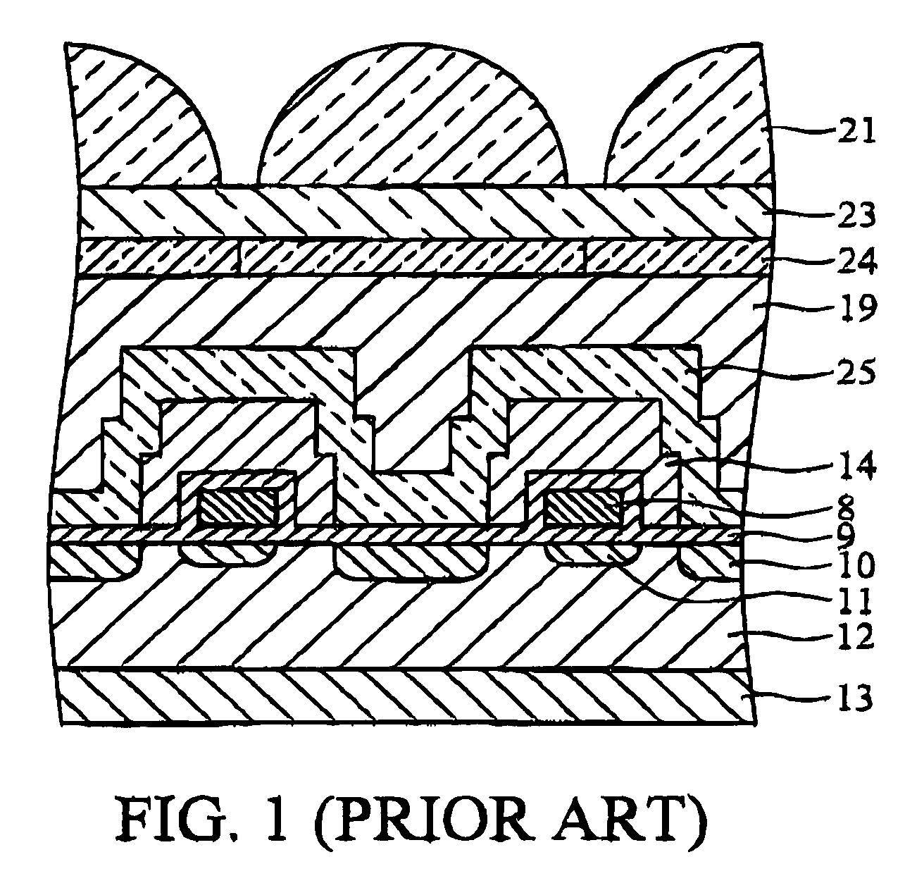 Image sensor with improved uniformity of effective incident light