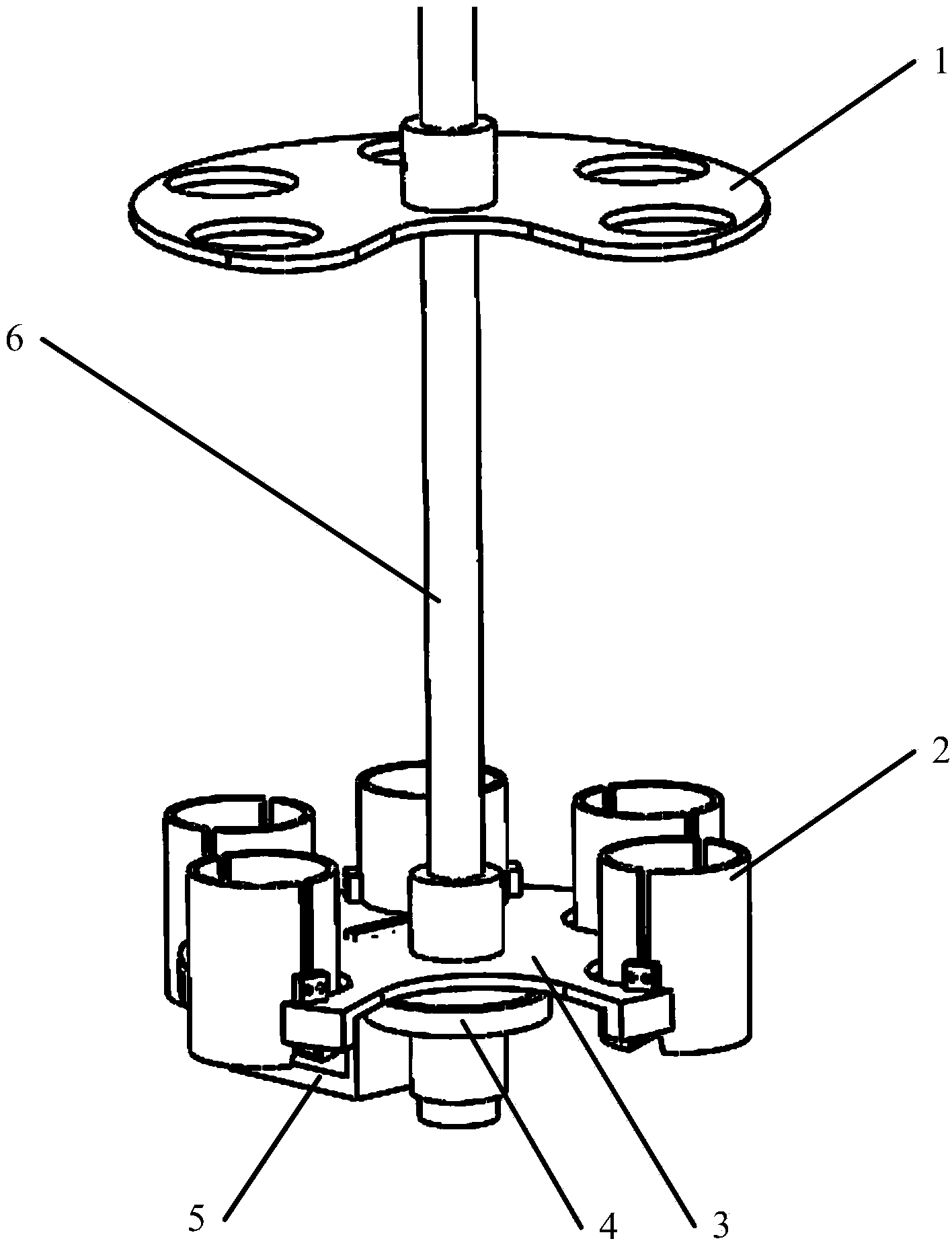 Core and rod replacing mechanism for multi-core and multi-rod deep lunar soil sampler