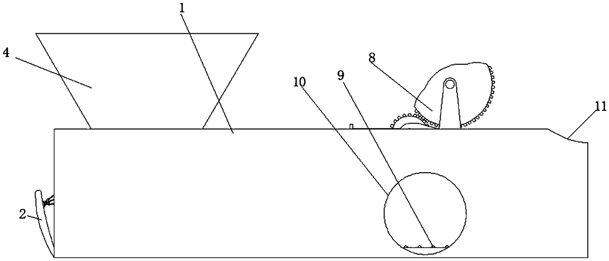 Elevator ball serving simulation device based on Magnus fluid effect