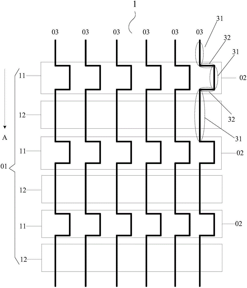 In-cell touch screen and display device