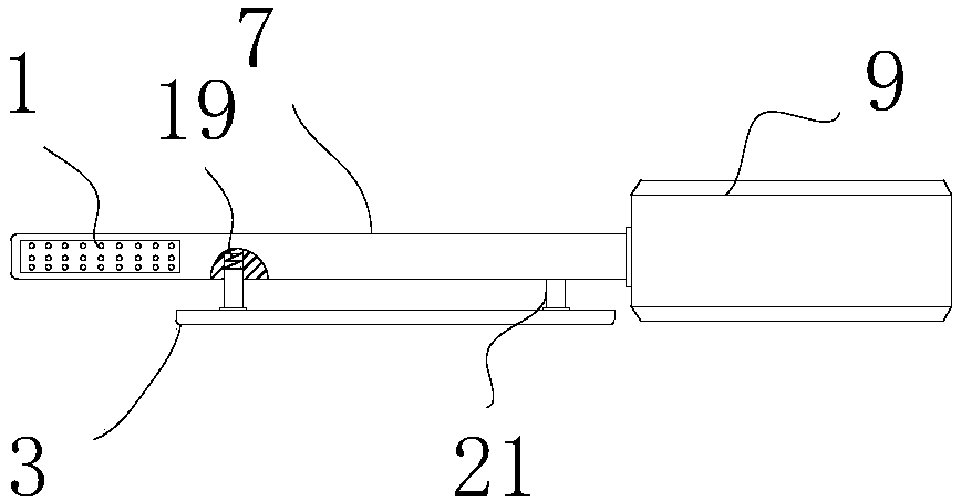 Solid material grinding device