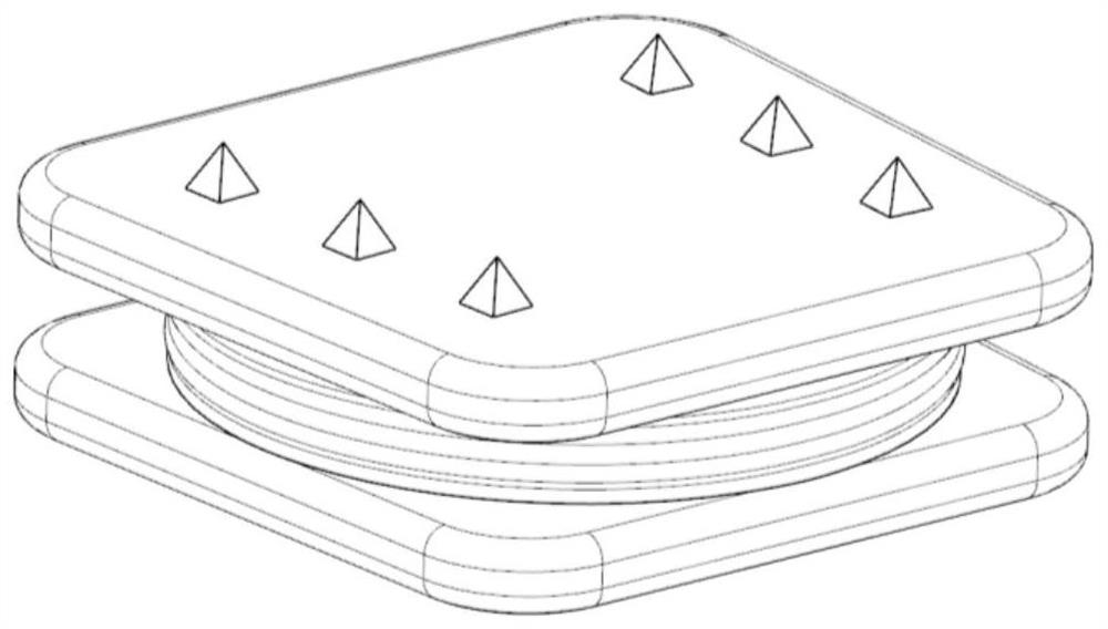 Gradient modulus elastic artificial intervertebral disc and preparation method thereof