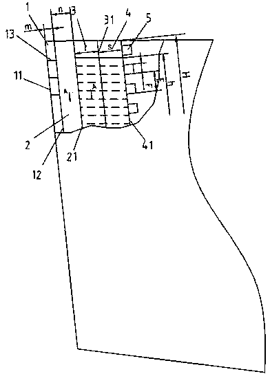 Warship board multilayer anti-detonation protection structure