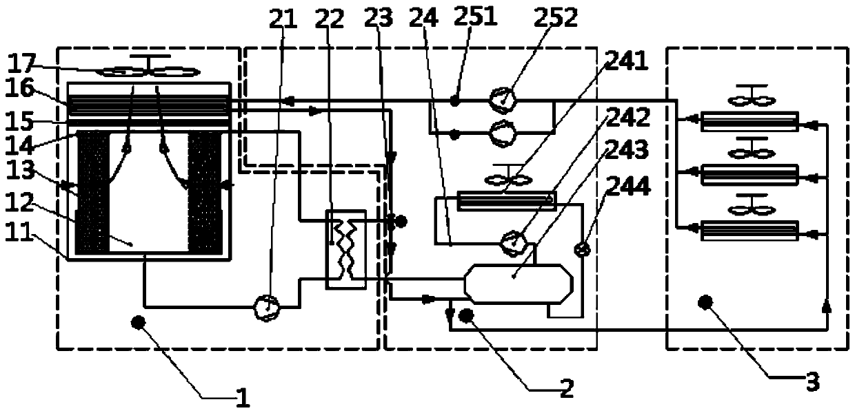 Refrigerating system