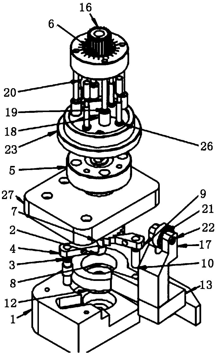 Dividing rotation device