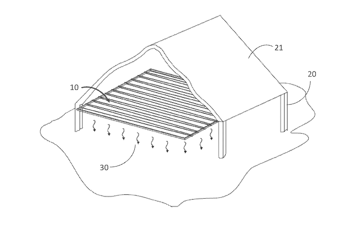 Barn ceiling grid system