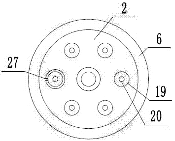 A plastic bottle cap feeding device