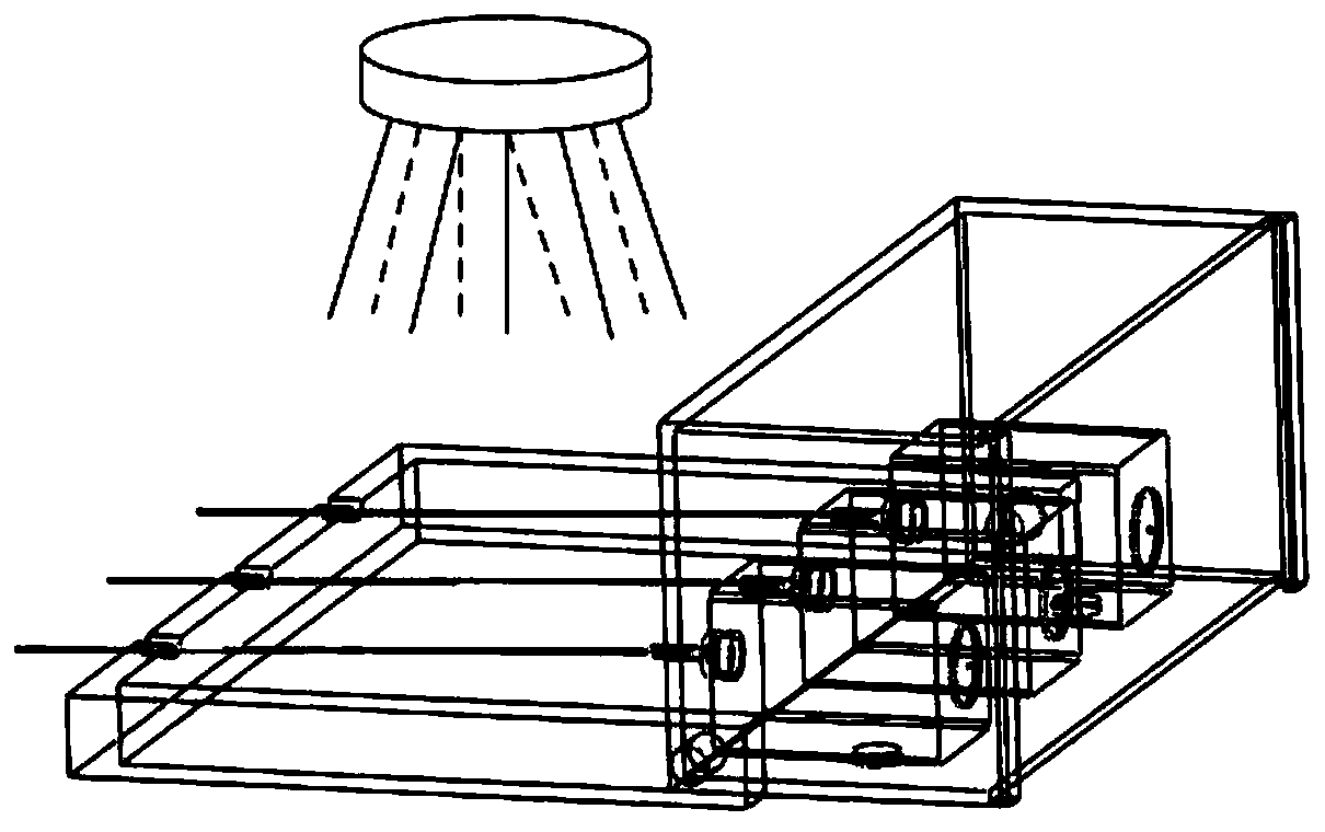 A uniform coating device and method for optical fiber cylinder side