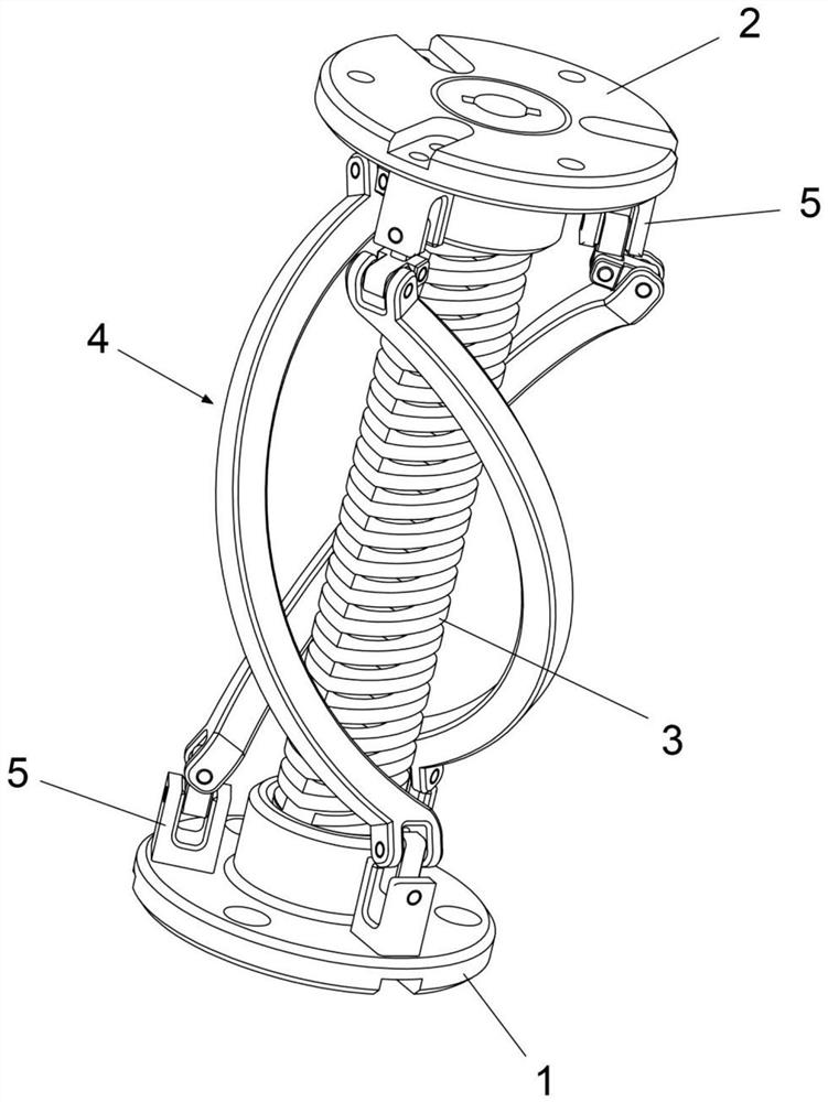 A flexible joint and robot with large rotation angle driven by rope