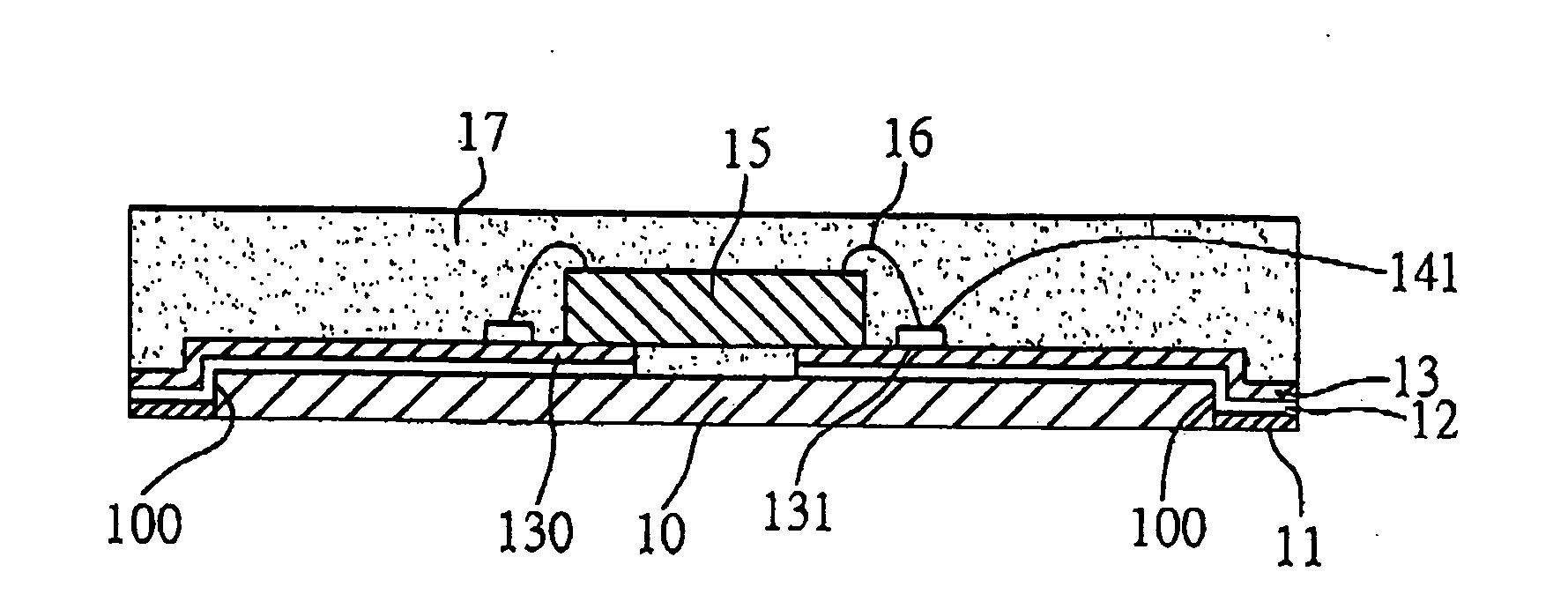 Semiconductor package free of substrate and fabrication method thereof