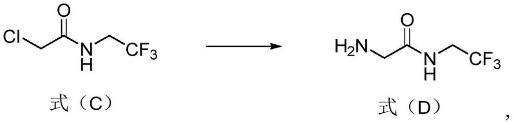 Preparation method of 2-amino-n-(2,2,2-trifluoroethyl)acetamide or salt thereof