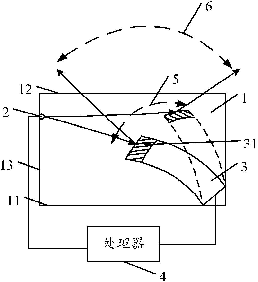 A projection device and method
