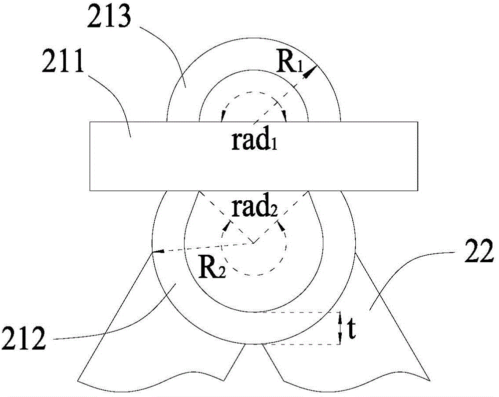 Truss pier leg structure and asymmetric main chord pipe thereof