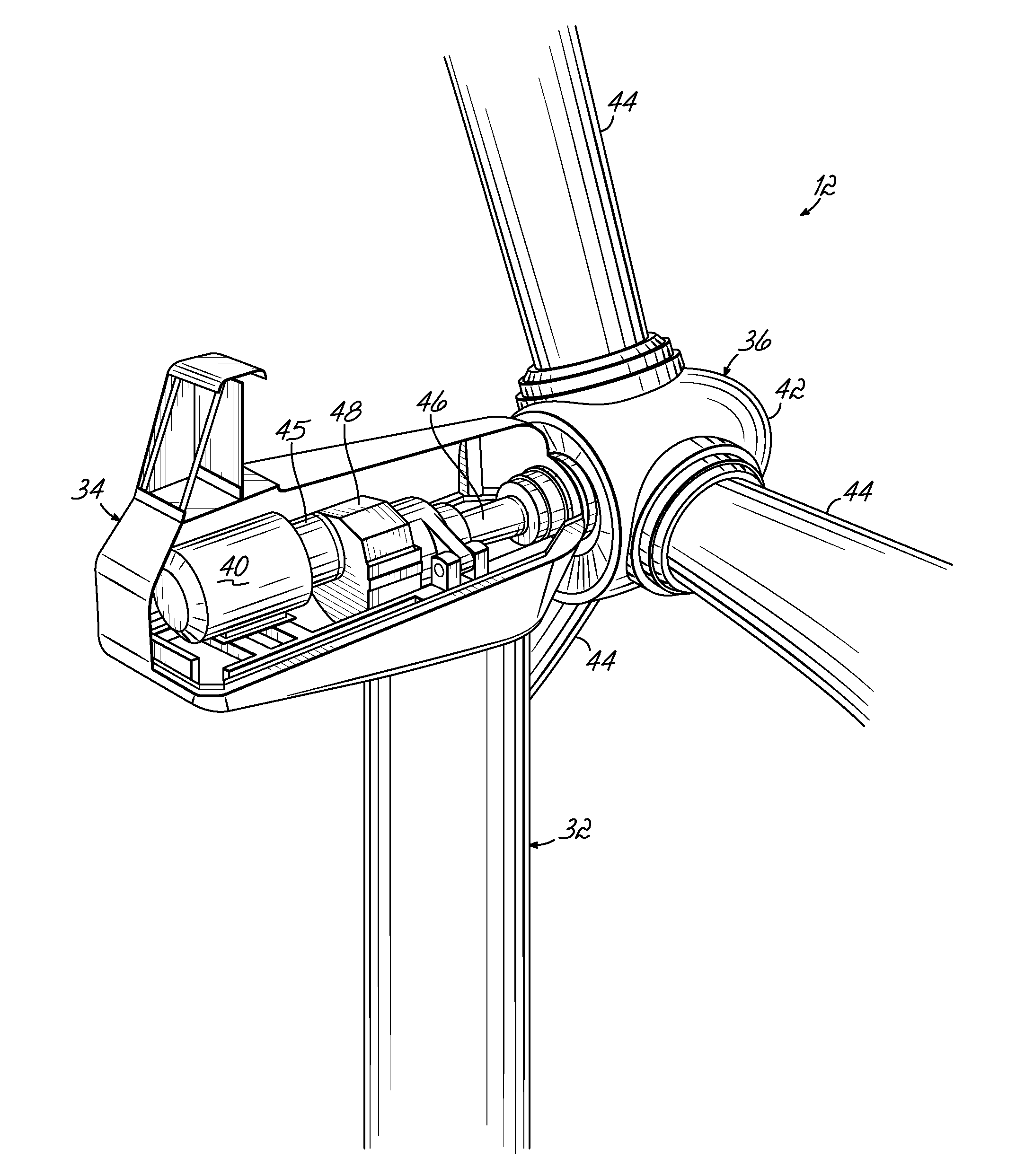 System, method, and computer program product for utilizing a wind park as a variable power system stabilizer