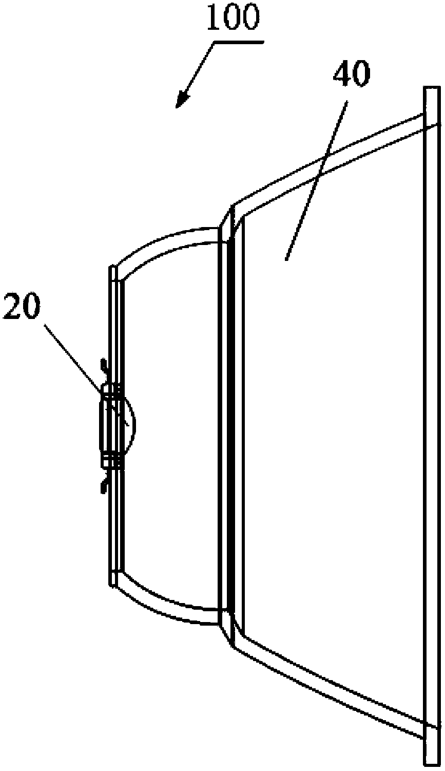 Reflector component and lamp structure thereof