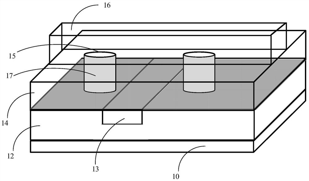 Power device with vertical structure, preparation method and electronic equipment