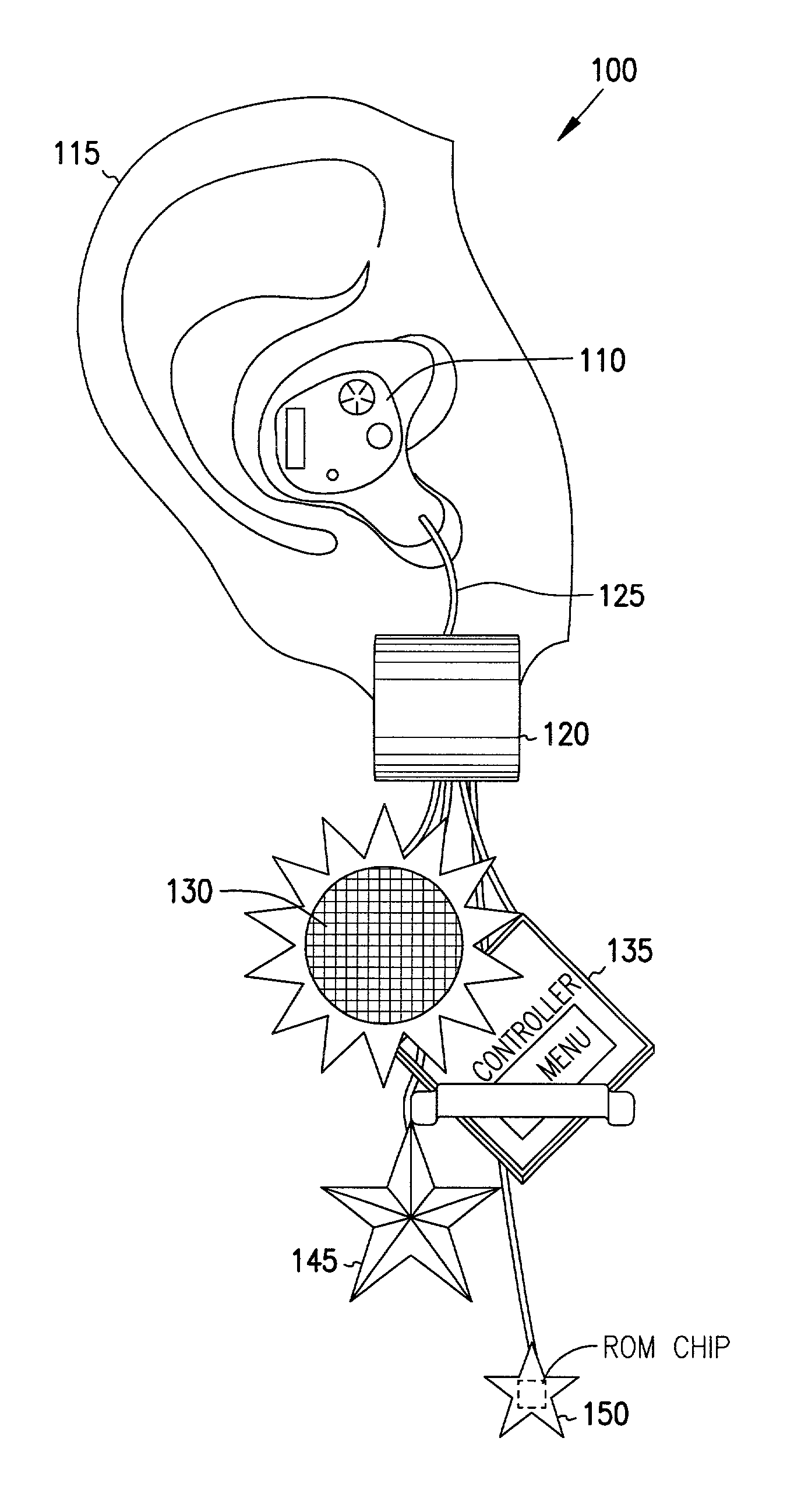 Audio earpiece and peripheral devices