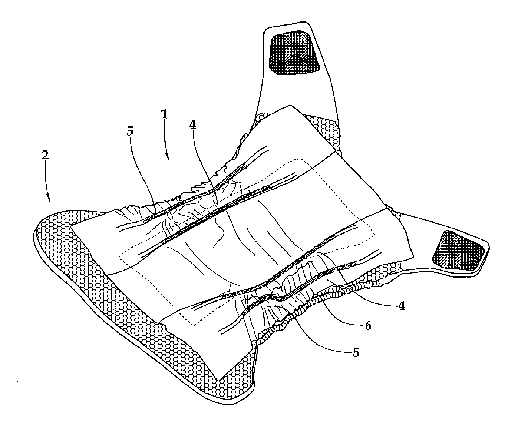 Soaker pad for cloth diaper