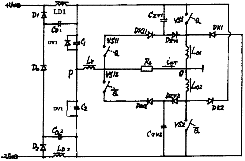 Active soft switch semi-bridge method