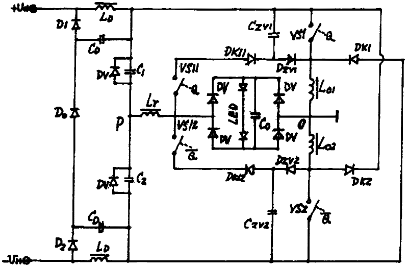 Active soft switch semi-bridge method