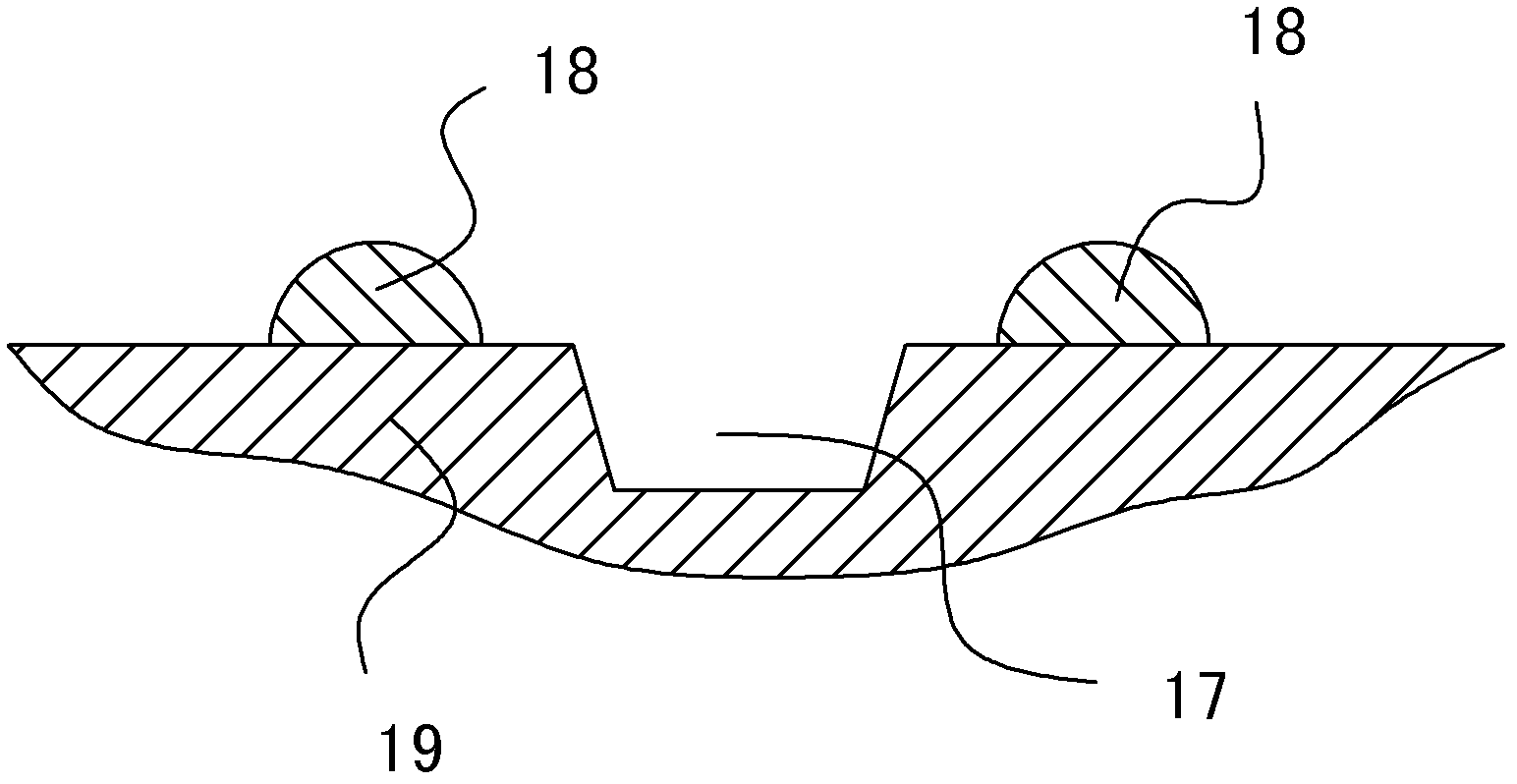 Mechanical ditching and soil covering device used in rice stubble paddy fields