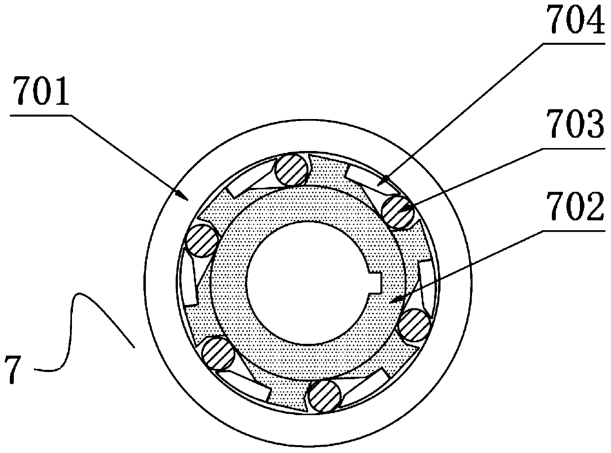 A grouting device for preventing and controlling water disasters in coal mines