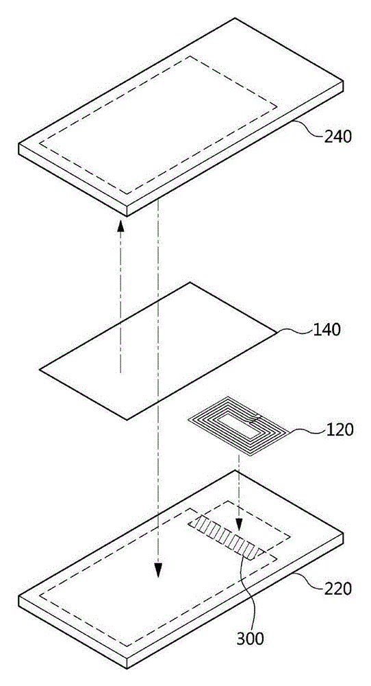 Wireless communication antenna module and portable terminal comprising same