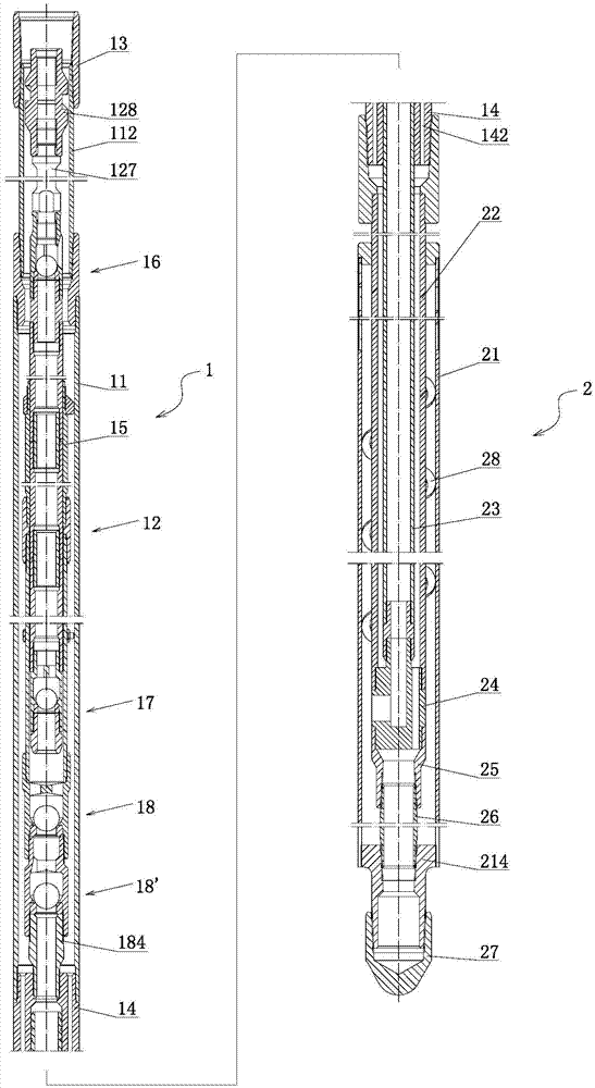 Sand-preventing gas-preventing integrated oil production device