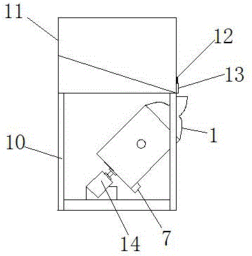 Sesame seed smashing device