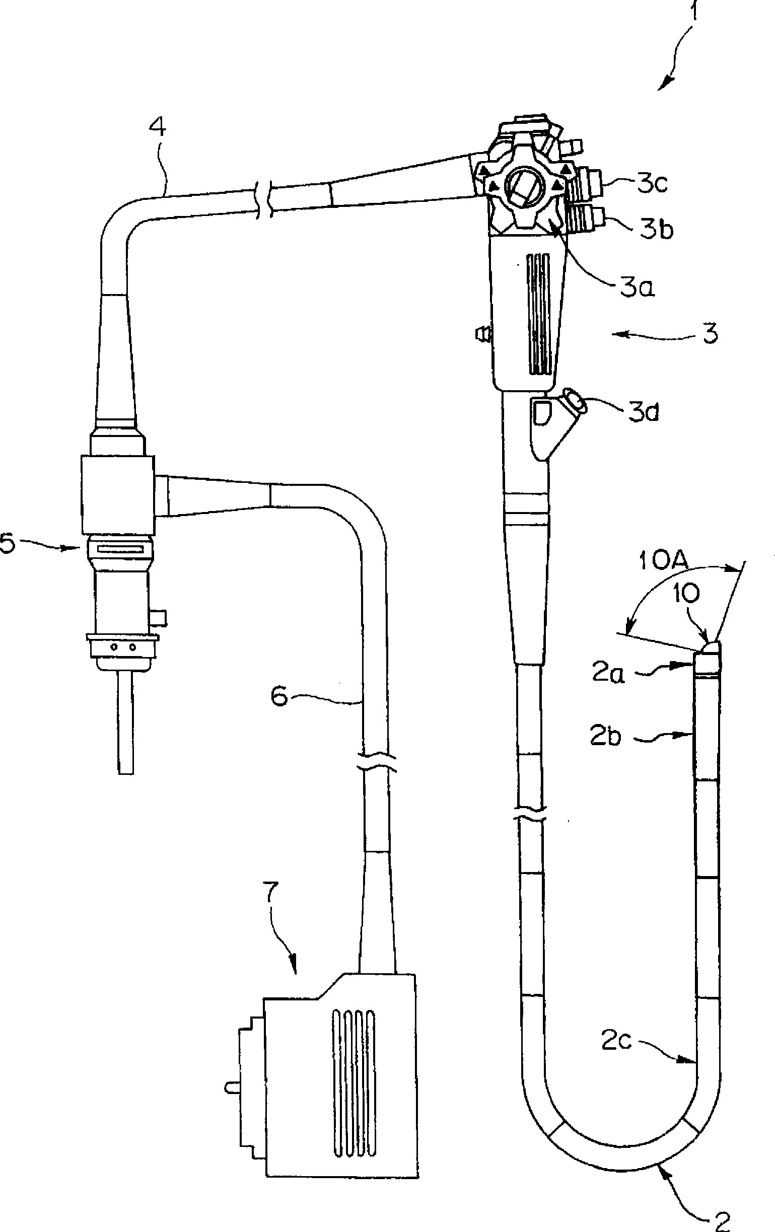 Ultrasonic probe and ultrasonic endoscope with ultrasonic probe