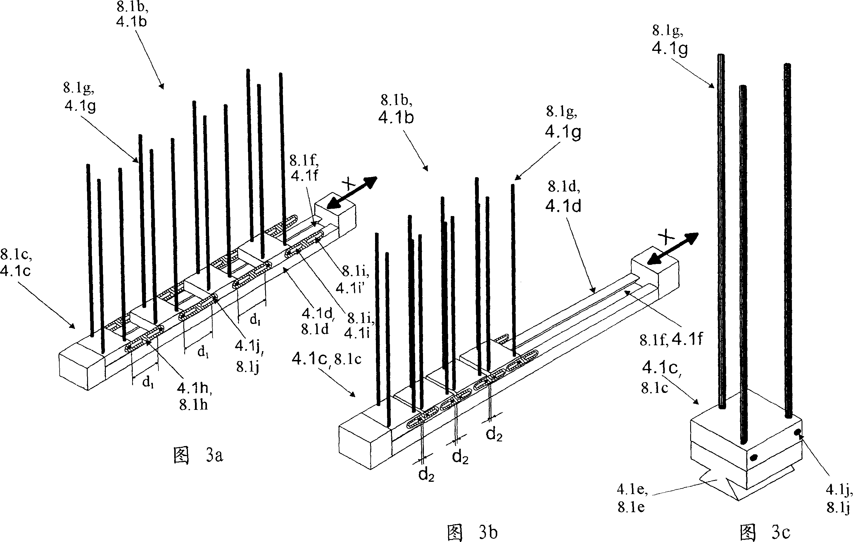 Method and device for handling rod-shaped objects