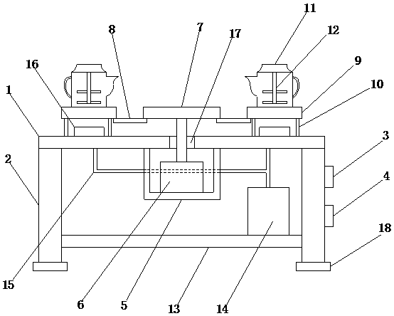 Decocting device capable of simultaneously decocting multiple groups of traditional Chinese medicine