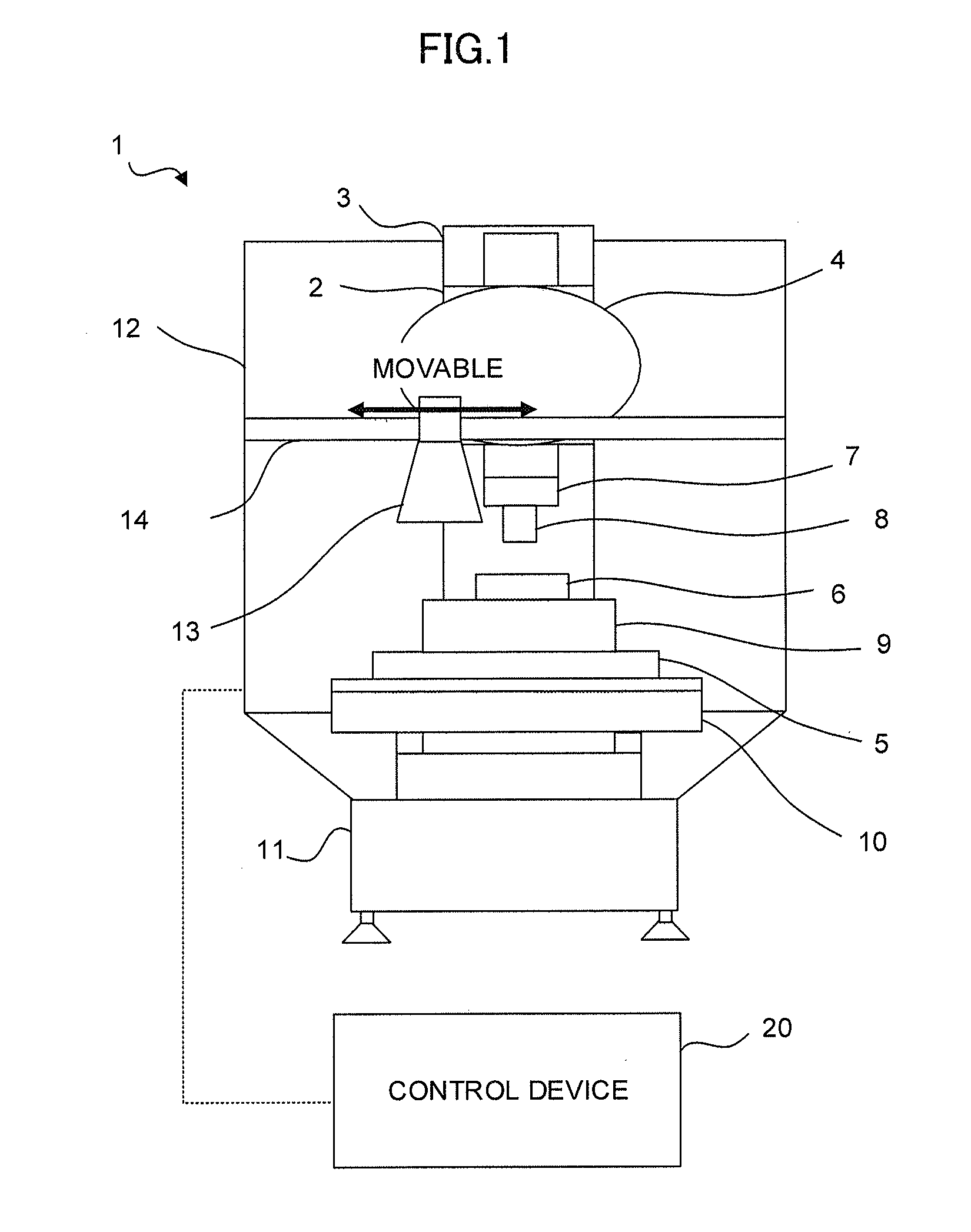Processing machine including electric discharger