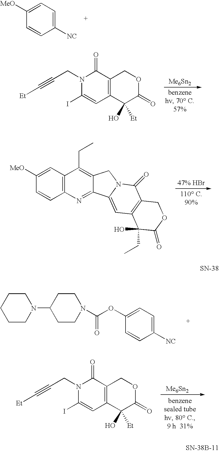 Method of synthesizing camptothecin-relating compounds