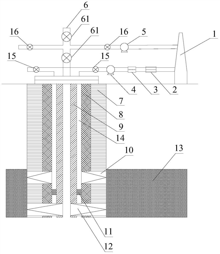 A hot nitrogen assisted steam huff and puff recovery system and method for heavy oil reservoirs