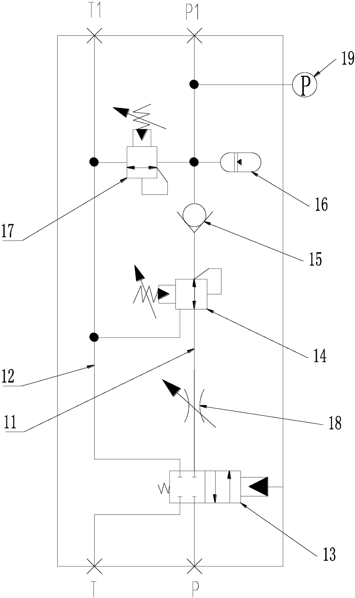 Hydraulic control system for engineering machinery and excavator