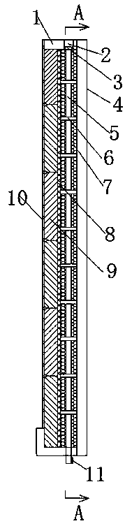 Building external wall noise reducing structure